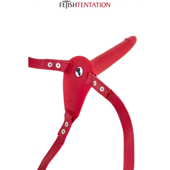 Gode ceinture rouge vibrant Fetish Tentation 2